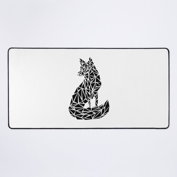 Item preview, Black Geometric Fox designed and sold by Espyr.Art.