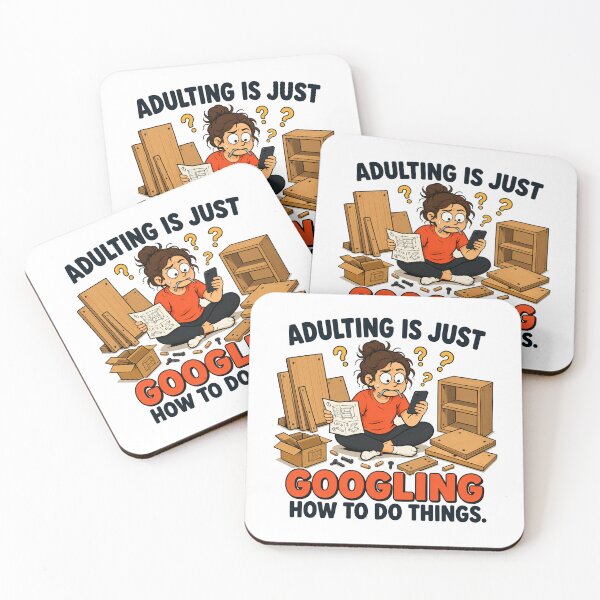 Item preview, Adulting is just googling how to do things. designed and sold by FBA.