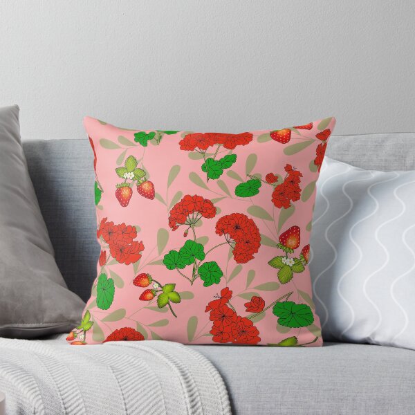 Item preview, Strawberries and Geraniums  designed and sold by TurquoiseBird.