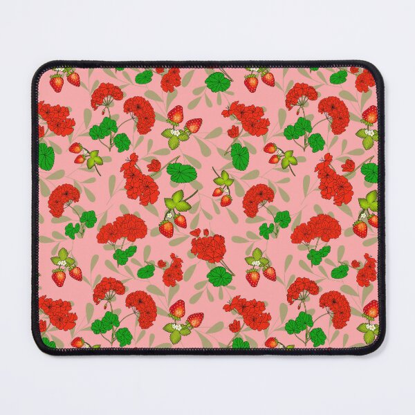 Item preview, Strawberries and Geraniums  designed and sold by TurquoiseBird.