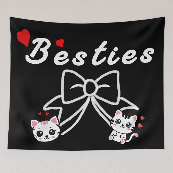 Item preview, Besties Cute Cat Duo | Kawaii Friendship Aesthetic designed and sold by S.K.Singh.