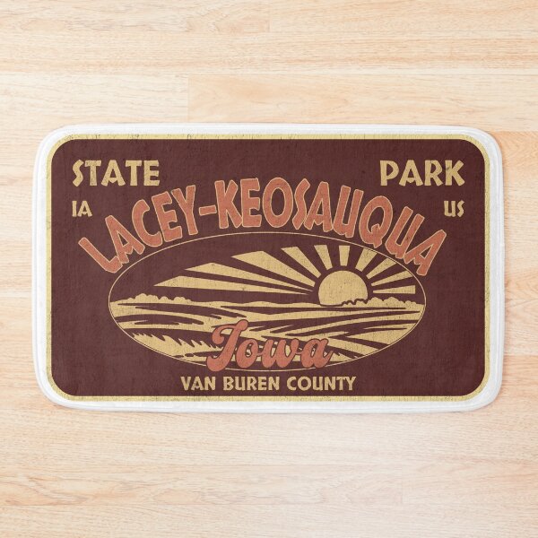 Item preview, Lacey-Keosauqua State Park, Van Buren County, Iowa, badge design designed and sold by Wanderful-roads.
