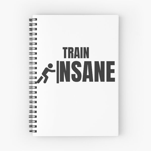 Item preview, Train Insane Push Through Limits Gym Motivation T-Shirt designed and sold by RisticCEO.
