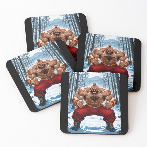 Item preview, Manga - Street Fighter, Muscular Colossus in Caricatural Anime Style designed and sold by Zone--Gaming.
