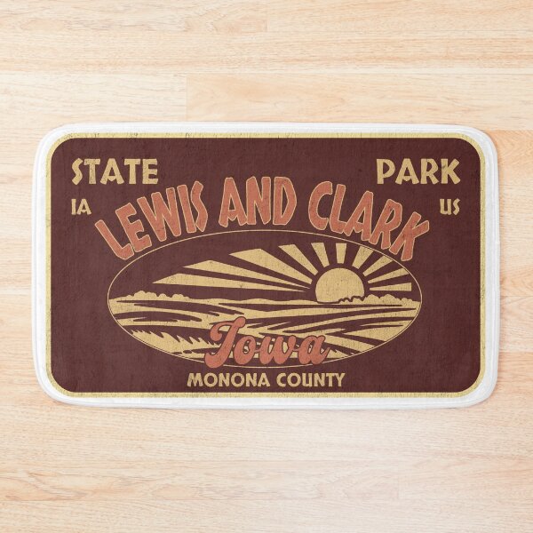 Item preview, Lewis and Clark State Park, Monona County, Iowa, badge design designed and sold by Wanderful-roads.