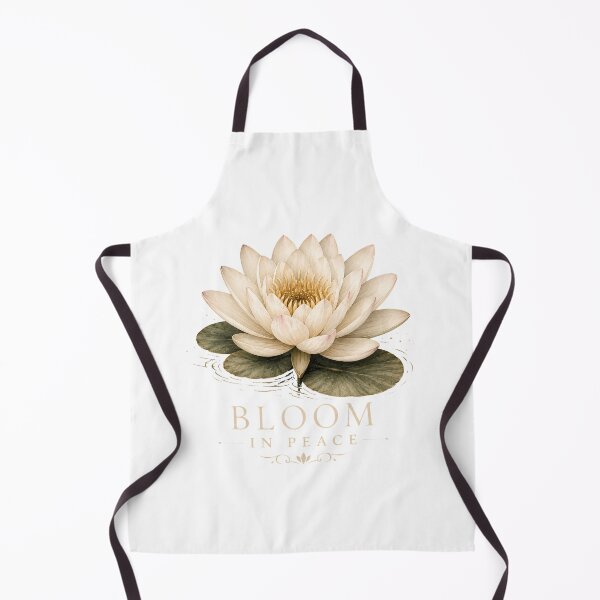 Item preview, Bloom in Peace Water Lily Botanical Floral Design designed and sold by CalmMandala.