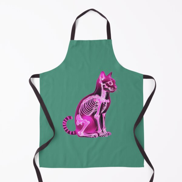 Item preview, Neon Pink Cat X-Ray Anatomy Art. designed and sold by MyHappyArtShop.
