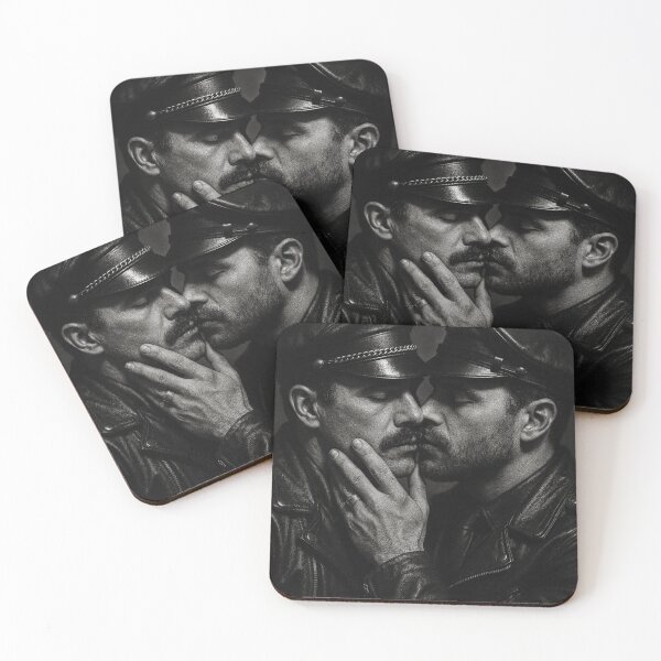 Item preview, 1970's The Smell Of Leather - Leather Daddy San Francisco Hyperrealism Series Gay Art designed and sold by ItsAKinkThing.