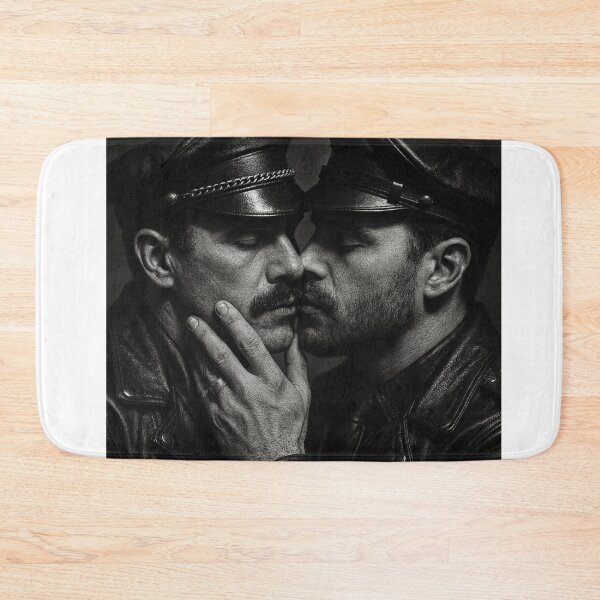 Item preview, 1970's The Smell Of Leather - Leather Daddy San Francisco Hyperrealism Series Gay Art designed and sold by ItsAKinkThing.