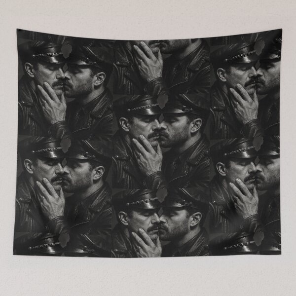 Item preview, 1970's The Smell Of Leather - Leather Daddy San Francisco Hyperrealism Series Gay Art designed and sold by ItsAKinkThing.