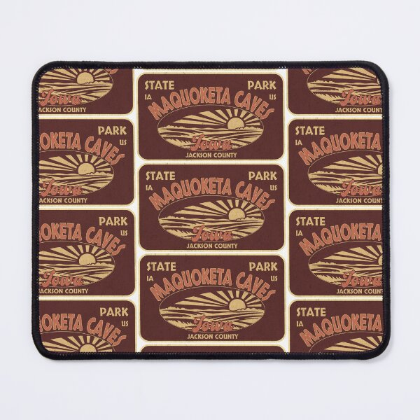 Item preview, Maquoketa Caves State Park, Jackson County, Iowa, badge design designed and sold by Wanderful-roads.