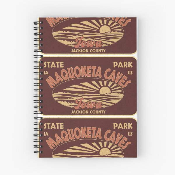 Item preview, Maquoketa Caves State Park, Jackson County, Iowa, badge design designed and sold by Wanderful-roads.
