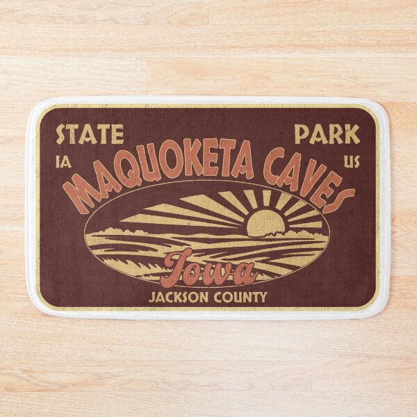Item preview, Maquoketa Caves State Park, Jackson County, Iowa, badge design designed and sold by Wanderful-roads.