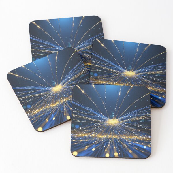 Item preview, "Cybernetic Data Burst: High-Speed Fiber Optic Explosion Art" designed and sold by CuteSlothWorld.