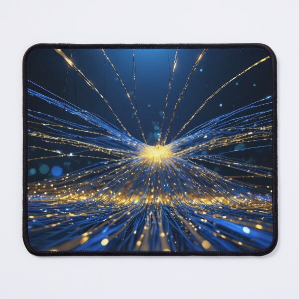 Item preview, "Cybernetic Data Burst: High-Speed Fiber Optic Explosion Art" designed and sold by CuteSlothWorld.