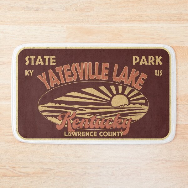 Item preview, Yatesville Lake State Park, Lawrence County, Kentucky, badge design designed and sold by Wanderful-roads.