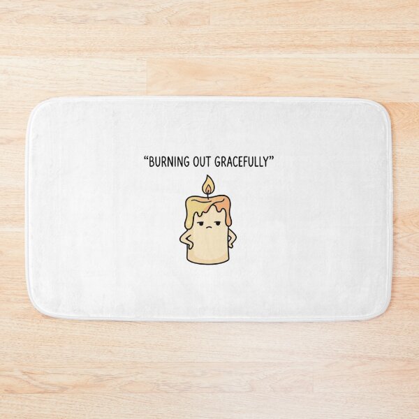 Item preview, Burning Out Gracefully Tired Candle designed and sold by GoofyShopp.