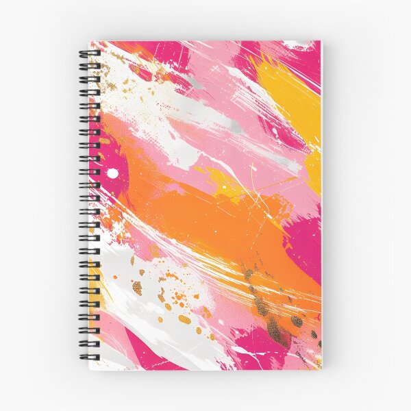 Item preview, Pink Orange Abstract Wall Art | Bold Modern Printable | Dopamine Decor | Colourful Brushstroke Print designed and sold by NicoleBellal.