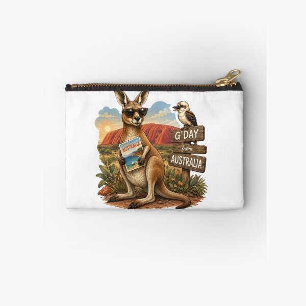 Item preview, Cool Kangaroo Australian Postcard designed and sold by Snurly.