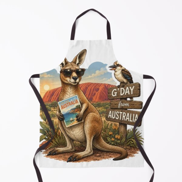 Item preview, Cool Kangaroo Australian Postcard designed and sold by Snurly.