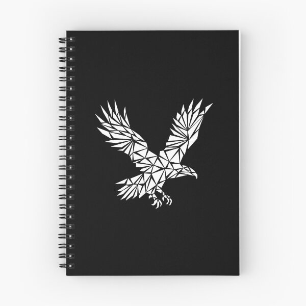 Item preview, White Geometric Eagle designed and sold by Espyr.Art.