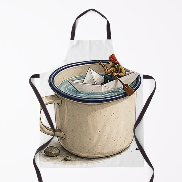 Item preview, Tiny Sailor Paper Boat Coffee Cup Adventure designed and sold by Sara-Ai.