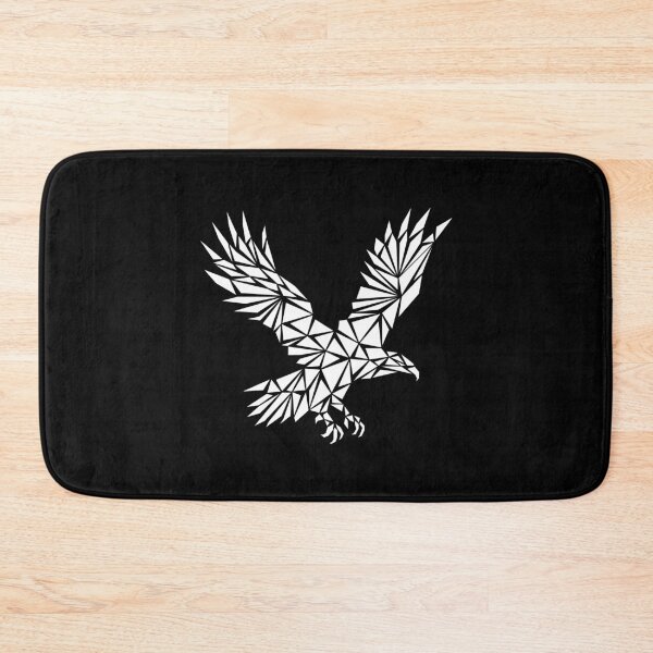 Item preview, White Geometric Eagle designed and sold by Espyr.Art.