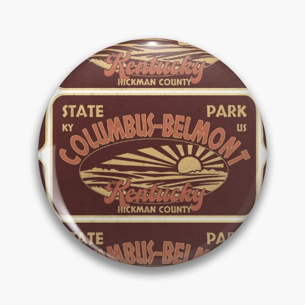 Item preview, Columbus-Belmont State Park, Hickman County, Kentucky, badge design designed and sold by Wanderful-roads.