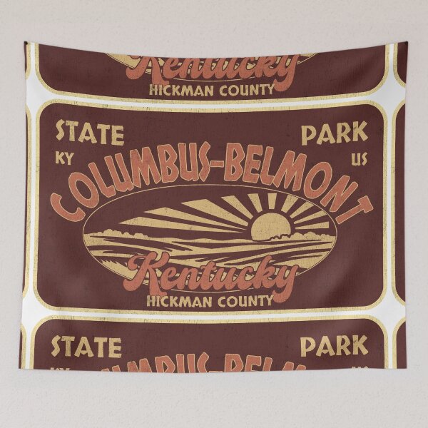 Item preview, Columbus-Belmont State Park, Hickman County, Kentucky, badge design designed and sold by Wanderful-roads.