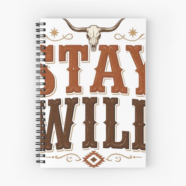 Item preview, Stay Wild - Bold Western Typography Desert Design designed and sold by Irfanmulyana.