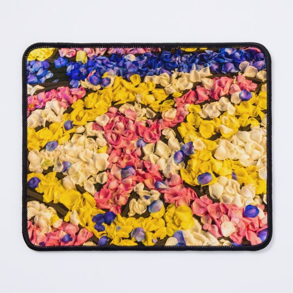 Item preview, Colorful Flower Petal Carpet On Ground — Vibrant Floral Confetti Pattern For Background designed and sold by Nmallia.