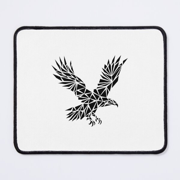 Item preview, Black Geometric Eagle designed and sold by Espyr.Art.