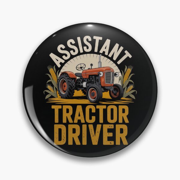 Item preview, Assistant Tractor Driver Retro Farm Tractor designed and sold by MizoX7.