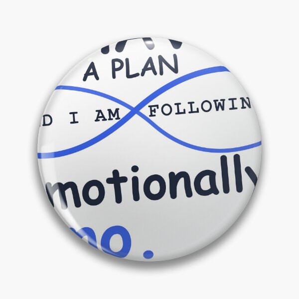 Item preview, I Have a Plan, Emotionally No – Handwritten Sarcastic Quote T-Shirt designed and sold by FlamoArt.