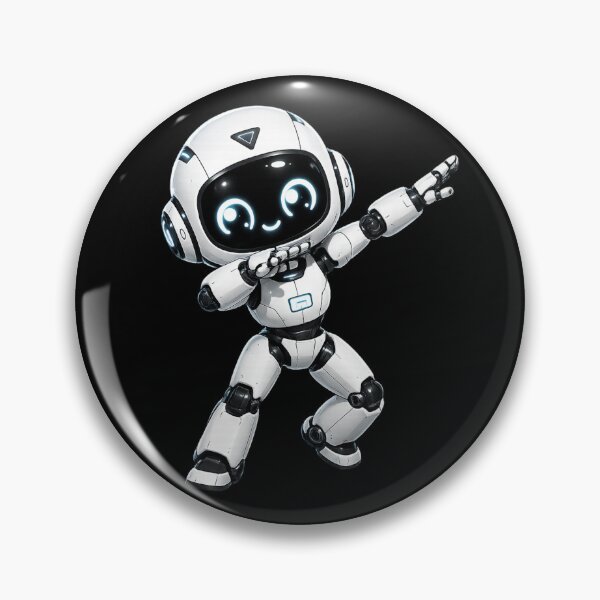 Item preview, Cute Happy Robot designed and sold by JustLaughCo.