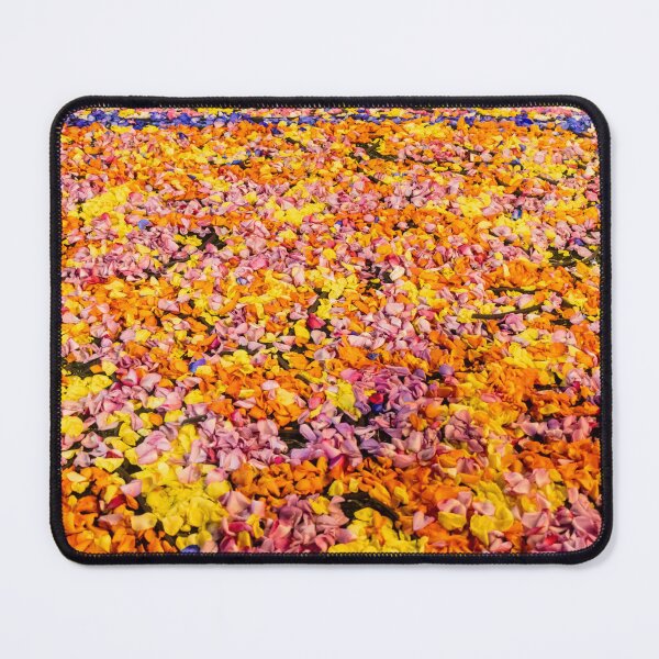 Item preview, Colorful Flower Petal Carpet On Ground — Vibrant Floral Confetti Pattern For Background designed and sold by Nmallia.