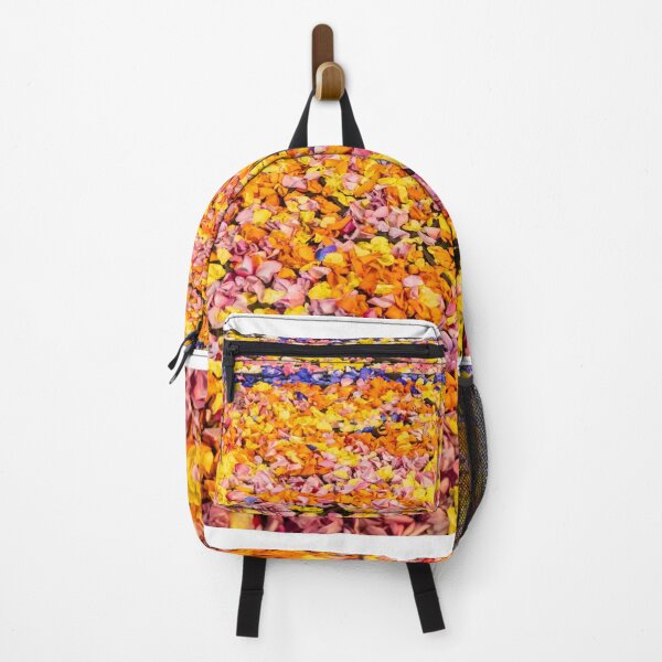 Item preview, Colorful Flower Petal Carpet On Ground — Vibrant Floral Confetti Pattern For Background designed and sold by Nmallia.