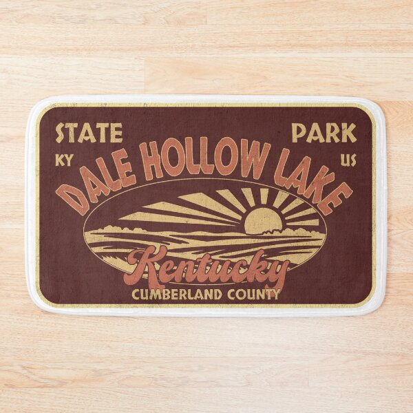 Item preview, Dale Hollow Lake State Park, Cumberland County, Kentucky, badge design designed and sold by Wanderful-roads.