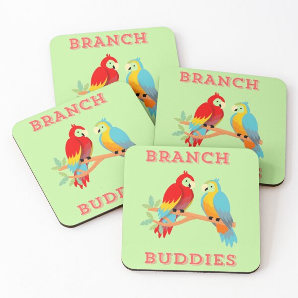 Item preview, Cute Branch Buddies Parrot Illustration designed and sold by EdgeSphere.