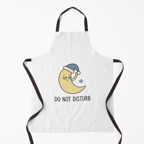 Item preview, Do Not Disturb Sleepy Crescent Moon designed and sold by GoofyShopp.