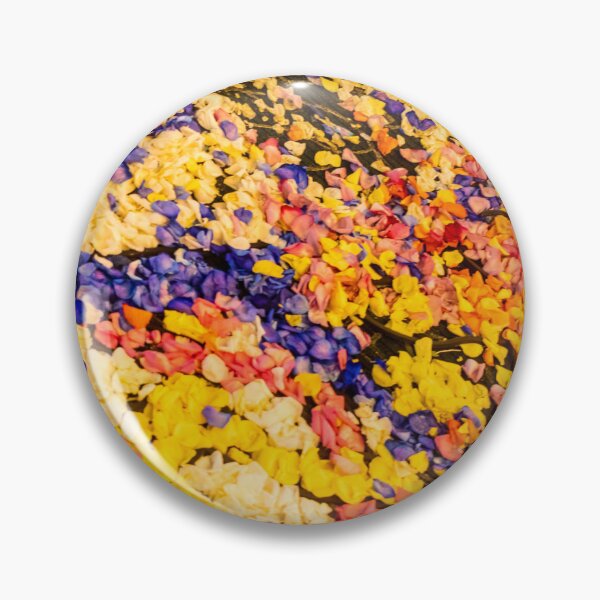 Item preview, Colorful Flower Petal Carpet On Ground — Vibrant Floral Confetti Pattern For Background designed and sold by Nmallia.