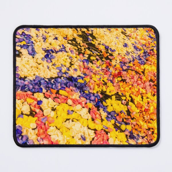 Item preview, Colorful Flower Petal Carpet On Ground — Vibrant Floral Confetti Pattern For Background designed and sold by Nmallia.