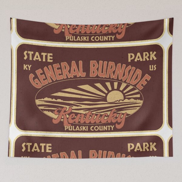 Item preview, General Burnside State Park, Pulaski County, Kentucky, badge design designed and sold by Wanderful-roads.
