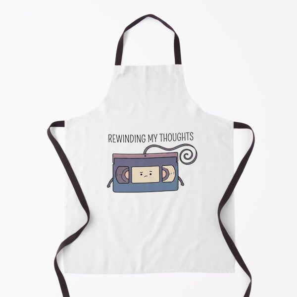 Item preview, Rewinding My Thoughts Retro VHS Cassette designed and sold by GoofyShopp.