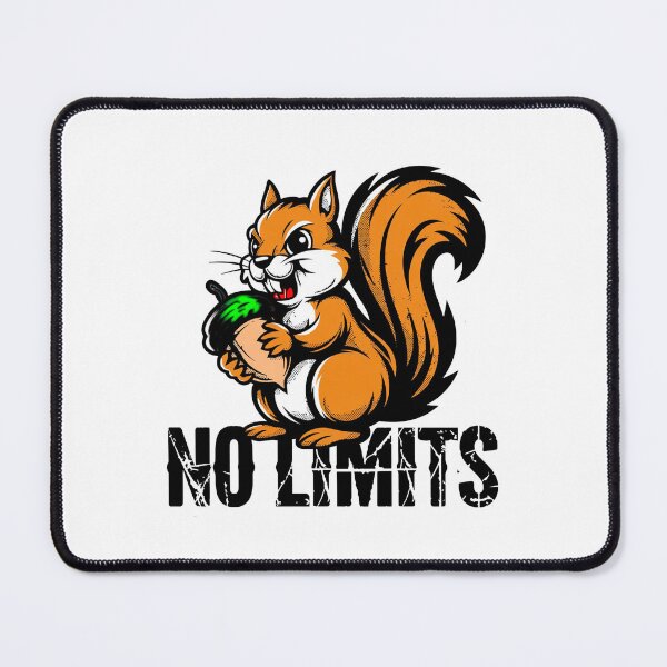 Item preview, Fierce Squirrel No Limits Mascot Motivational Art designed and sold by Outlet Raloel.