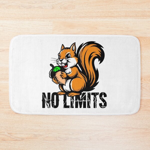 Item preview, Fierce Squirrel No Limits Mascot Motivational Art designed and sold by Raloel Art.