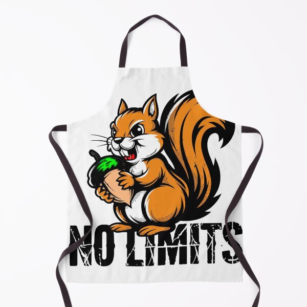 Item preview, Fierce Squirrel No Limits Mascot Motivational Art designed and sold by Raloel Art.