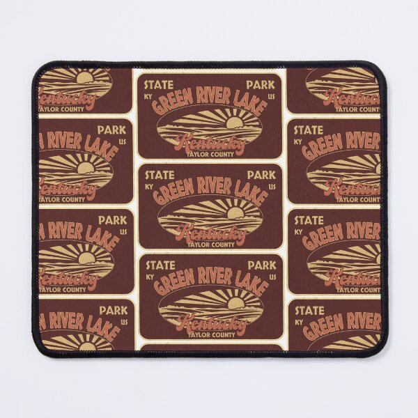 Item preview, Green River Lake State Park, Taylor County, Kentucky, badge design designed and sold by Wanderful-roads.
