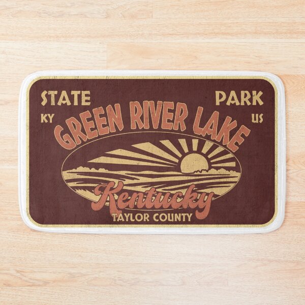 Item preview, Green River Lake State Park, Taylor County, Kentucky, badge design designed and sold by Wanderful-roads.