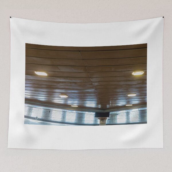 Item preview, Modern Wood Panel Ceiling With Recessed Lights Inside Ferry Interior Lounge Deck designed and sold by Nmallia.